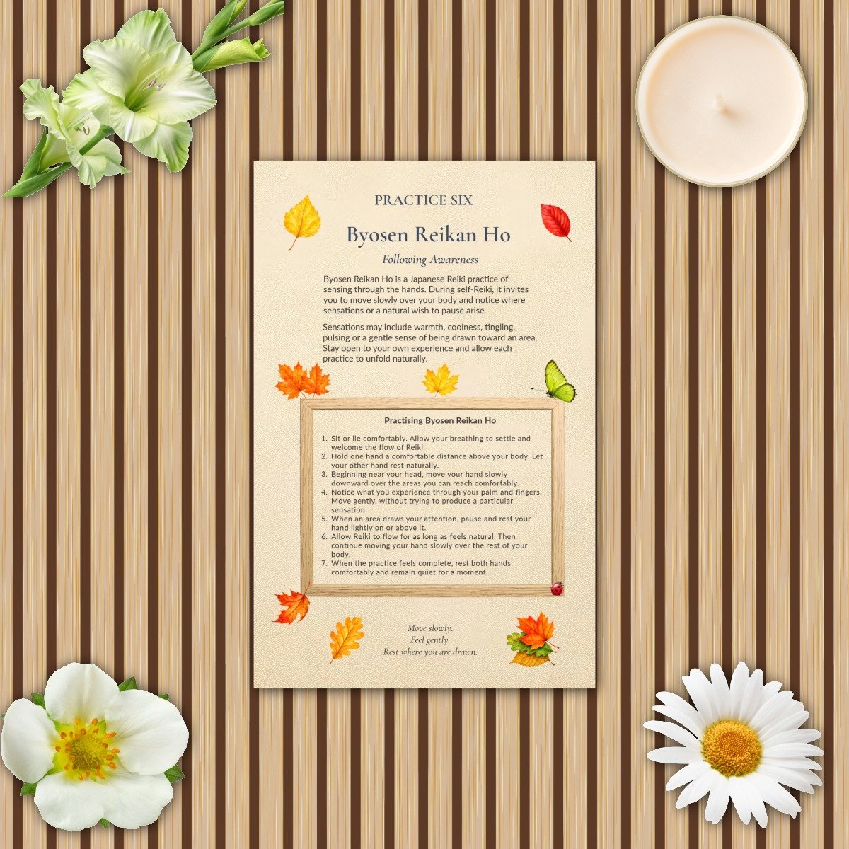 Returning to Presence — A Guided Journal for Foundational Reiki Techniques | Printable PDF - Image 11