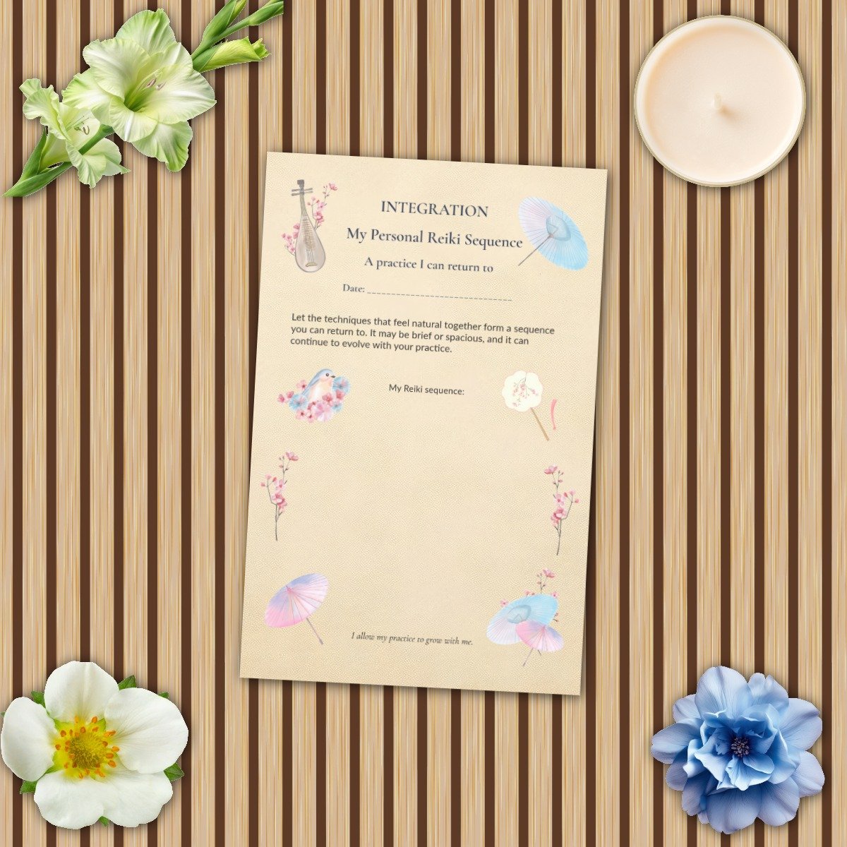 Returning to Presence — A Guided Journal for Foundational Reiki Techniques | Printable PDF - Image 13