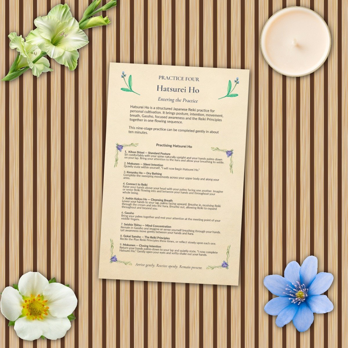 Returning to Presence — A Guided Journal for Foundational Reiki Techniques | Printable PDF - Image 9